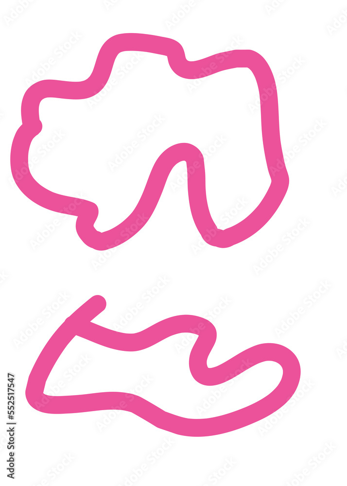 Colourful Doodles Handdrawn Squiggly Lines Colourful Doodles Handdrawn Squiggly Lines