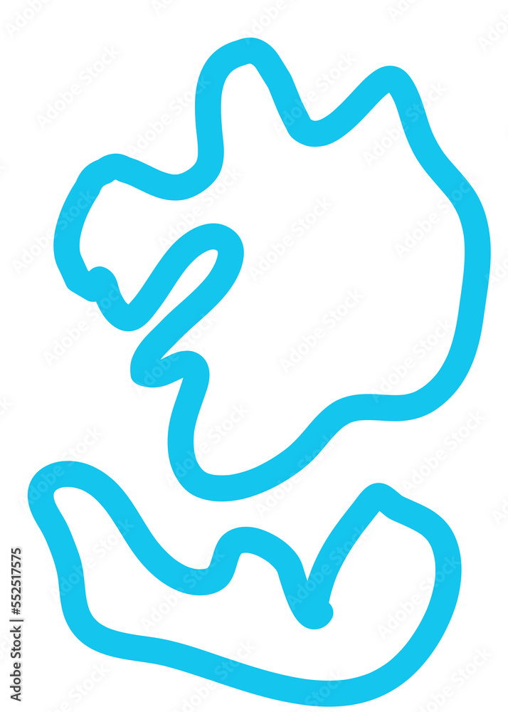 Colourful Doodles Handdrawn Squiggly Lines Colourful Doodles Handdrawn Squiggly Lines