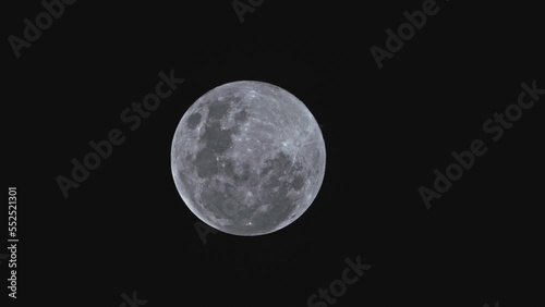 Last year, the Moon by months