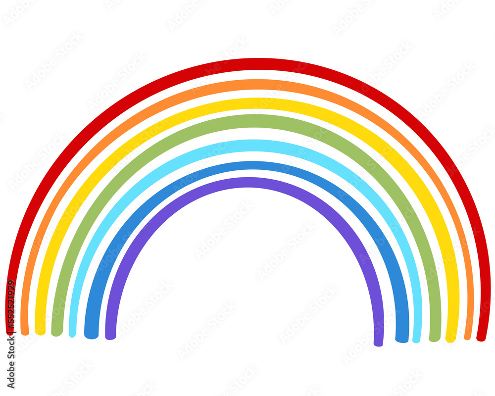 cute rainbow cartoon illustration cute rainbow cartoon illustration