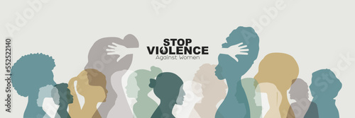Stop violence against women.