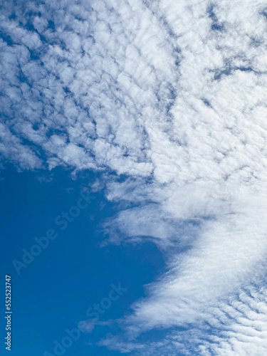 blue sky with clouds