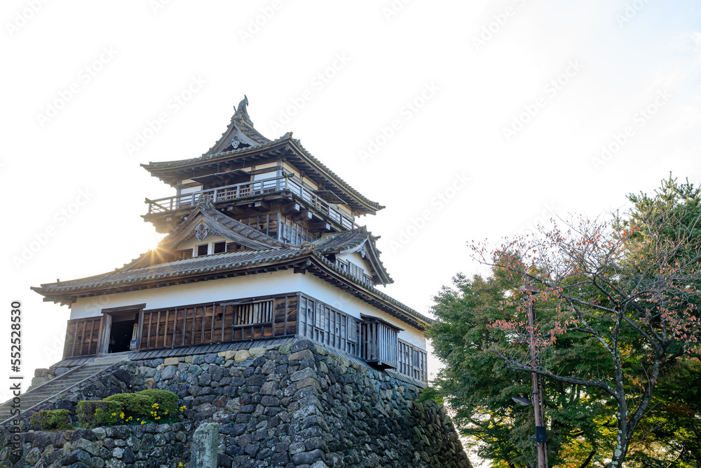 秋の丸岡城 福井県坂井市 Maruoka Castle in autumn. Fukui Prefecture, Sakai City. 秋の丸岡城 福井県坂井市 Maruoka Castle in autumn. Fukui Prefecture, Sakai City.