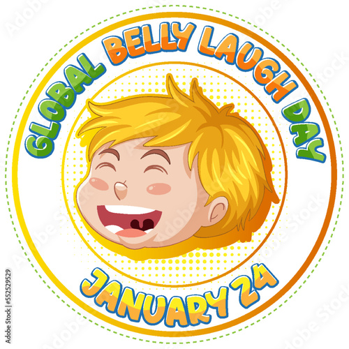 Global Belly Laugh Day Banner Design