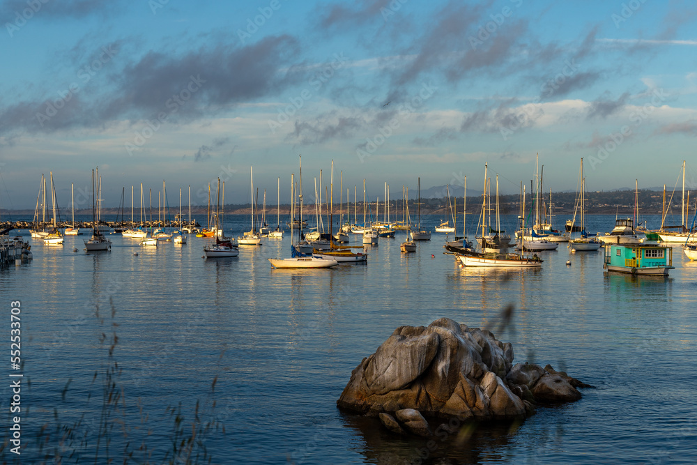 Obraz premium Beautiful Coastline of Central California USA. 
