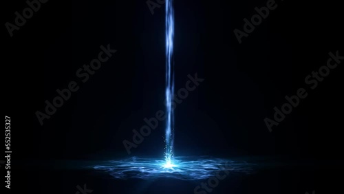 Energy Diffusion Shock Effect Animation