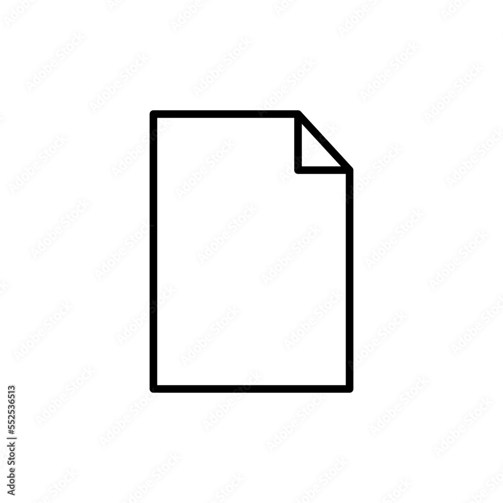 Paper icon vector design templates Paper icon vector design templates