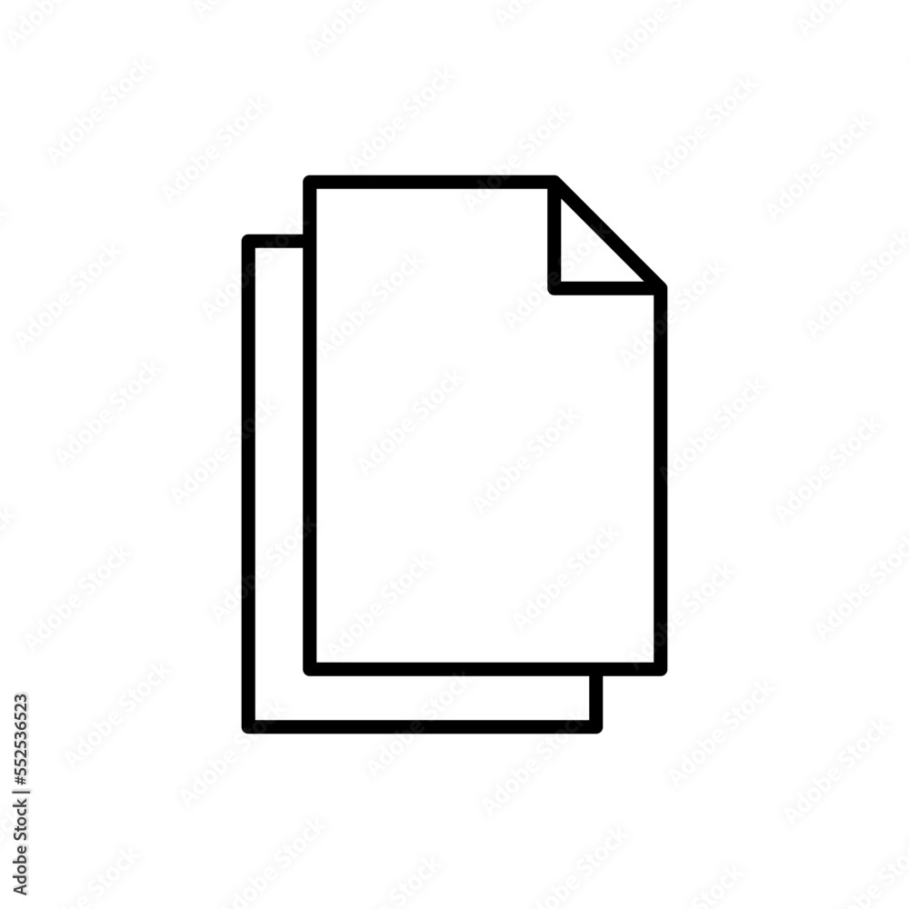 Paper icon vector design templates Paper icon vector design templates