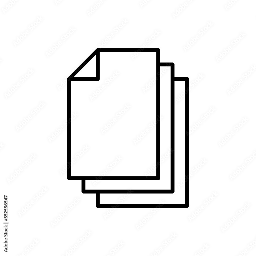 Paper icon vector design templates