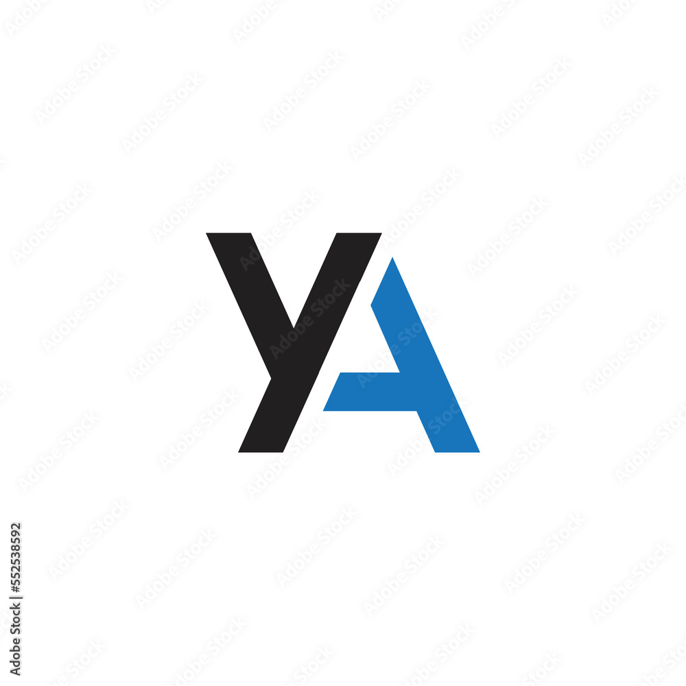 The logo design is combination Y and A The logo design is combination Y and A