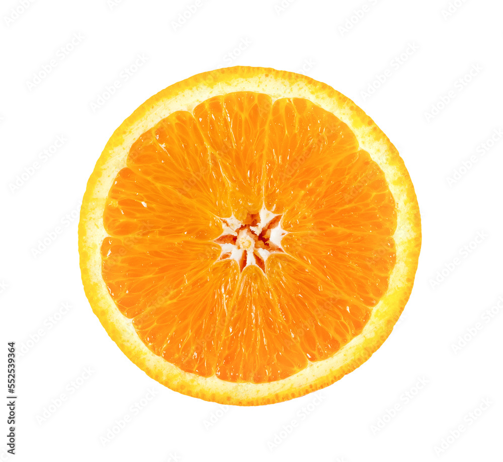 Orange slice isolated on transparent png Orange slice isolated on transparent png