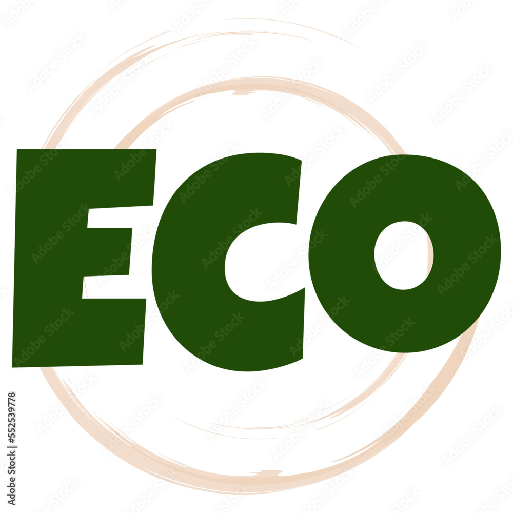 Organic eco natural bio sticker label logo icon. Logo with a pattern of green leaves. Ecological products. Stickers of eco-friendly products. Vector illustration of organic food icons Organic eco natural bio sticker label logo icon. Logo with a pattern of green leaves. Ecological products. Stickers of eco-friendly products. Vector illustration of organic food icons