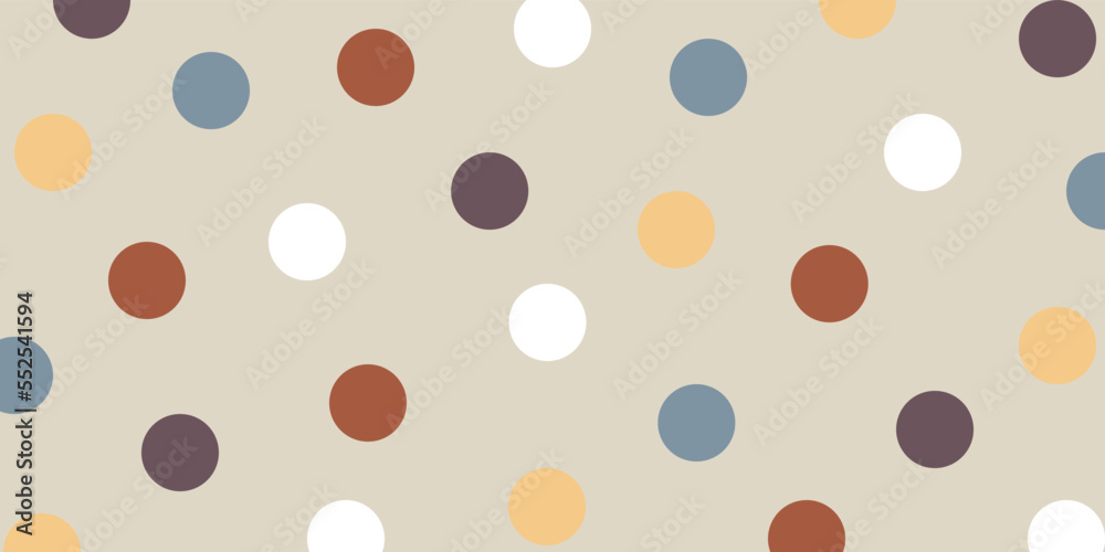 Boho stains pattern background. Random placed, irregular pastel colored dots. Nude colors circle confetti drawn by hand. Horizontal banner template. Happy Polka Dot. Minimalism style art background Boho stains pattern background. Random placed, irregular pastel colored dots. Nude colors circle confetti drawn by hand. Horizontal banner template. Happy Polka Dot. Minimalism style art background