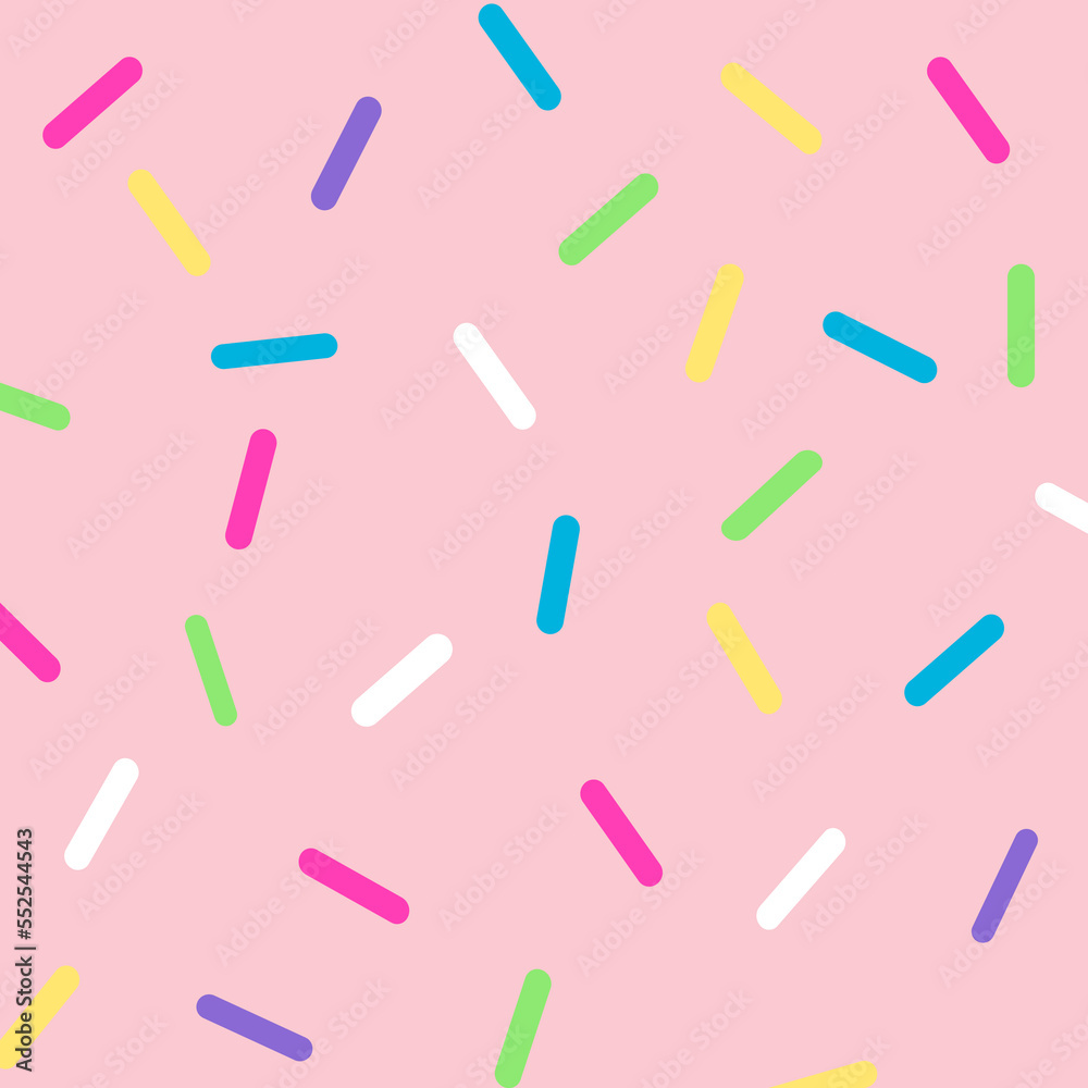 Seamless pattern with colorful geometric pattern on pink background. Seamless pattern with colorful geometric pattern on pink background.