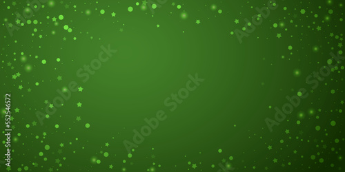 Snowy christmas background. Subtle flying snow