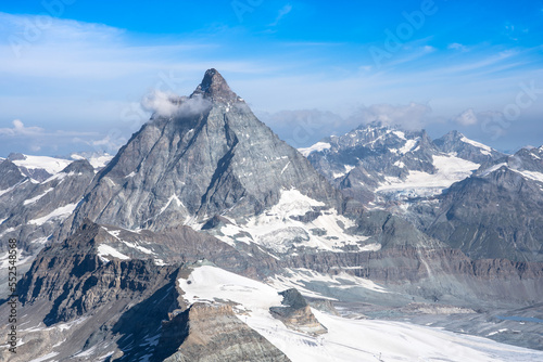Alpine panorama view