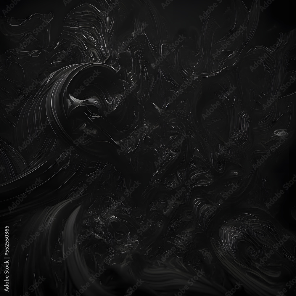 abstract black matter background, neural network generated art. Digitally  generated image. Not based on any actual scene or pattern.  Stock-Illustration | Adobe Stock