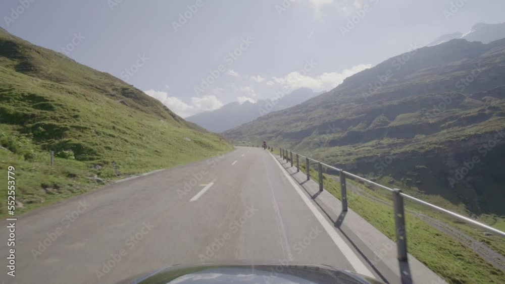 Driving video of the Sustenpass in Switzerland. The Susten pass is a famous alp road and has a scenic mountain panorama. View from the car. Experience calming nature and exciting pass roads. Driving video of the Sustenpass in Switzerland. The Susten pass is a famous alp road and has a scenic mountain panorama. View from the car. Experience calming nature and exciting pass roads.