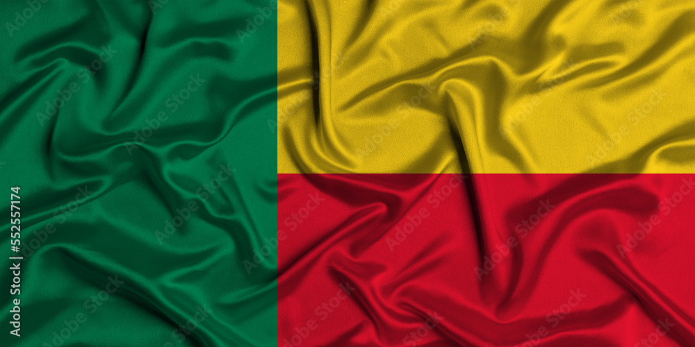 Illustration of Benin flag