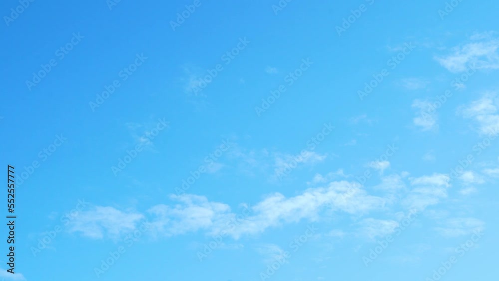 Clear Pure Azure Sky with Soaring Light White Clouds Slow Motion Time Lapse. Beauty Relax Atmosphere. Clearest Blue Sky and Some White Clouds, Ozone, Infinity, Beautiful Background 4K. Skyscrapers. Clear Pure Azure Sky with Soaring Light White Clouds Slow Motion Time Lapse. Beauty Relax Atmosphere. Clearest Blue Sky and Some White Clouds, Ozone, Infinity, Beautiful Background 4K. Skyscrapers.
