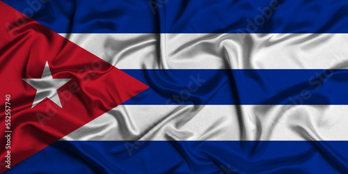 Illustration of Cuba flag