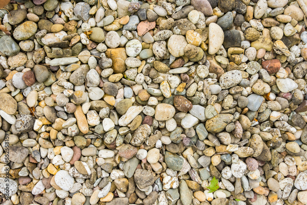 pebbles ground texture for background, wallpaper