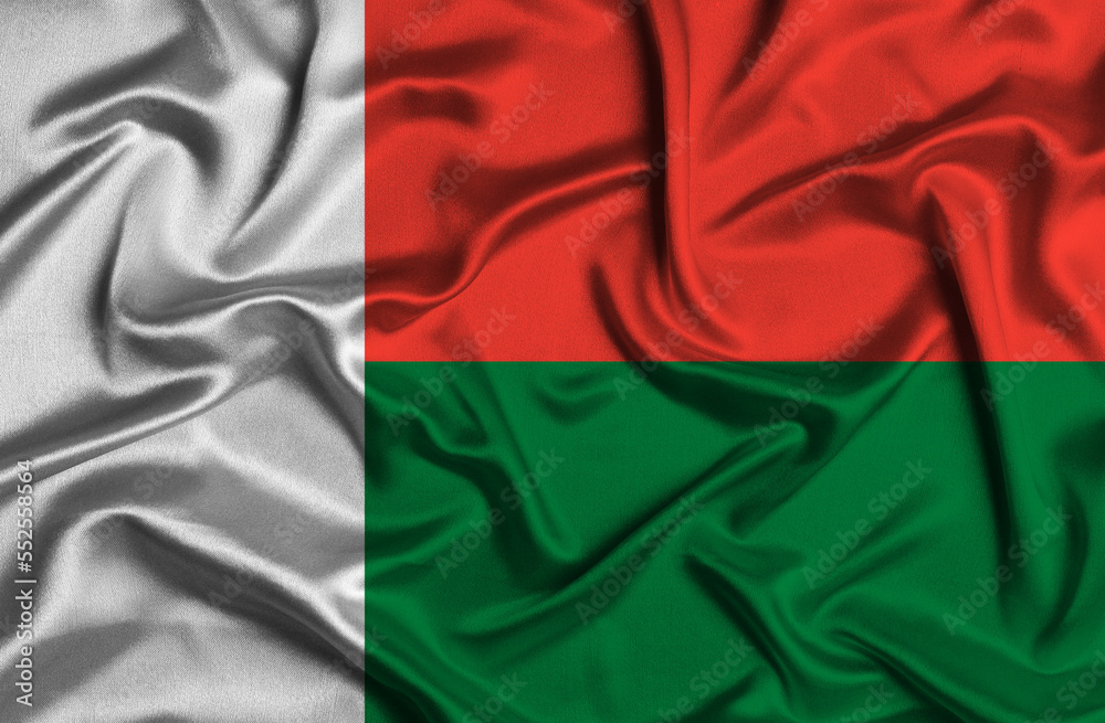 Illustration of Madagascar flag