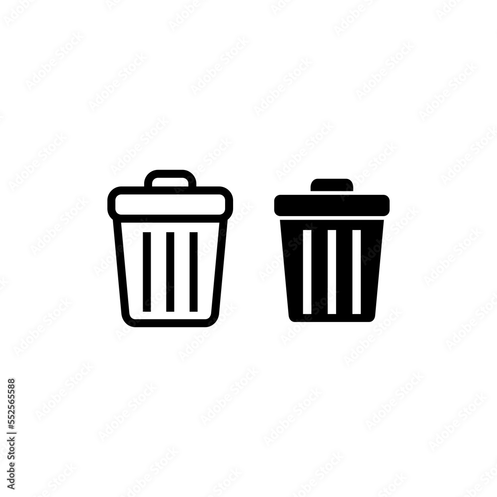 Trash can icon Trash can icon