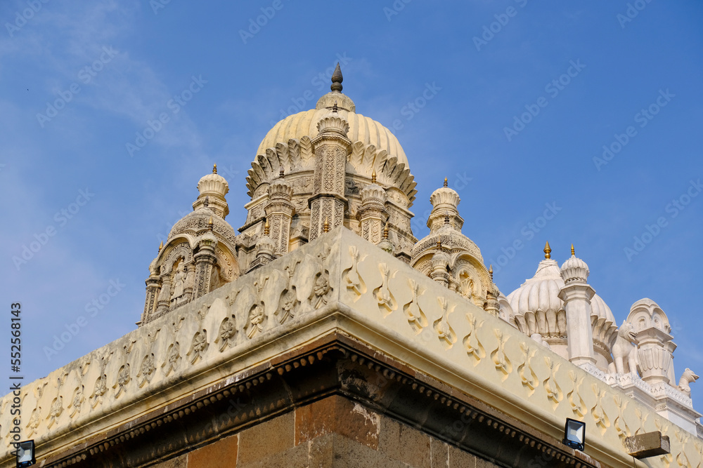 08 December 2022, Pune, India, Bhuleshwar Temple near Pune India, Hill top temple of hindu god shiva.