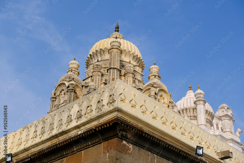 Fototapeta premium 08 December 2022, Pune, India, Bhuleshwar Temple near Pune India, Hill top temple of hindu god shiva.