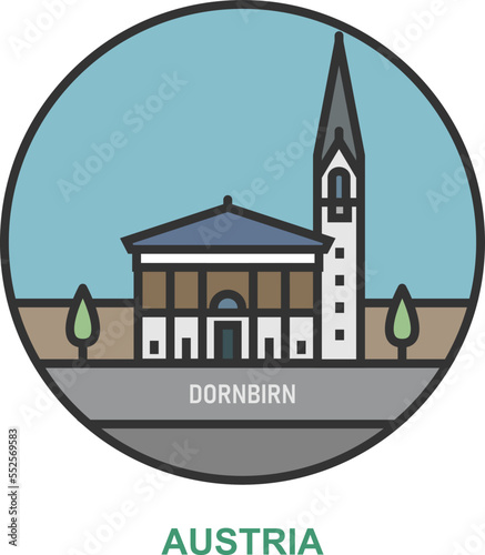 Dornbirn. Cities and towns in Austria