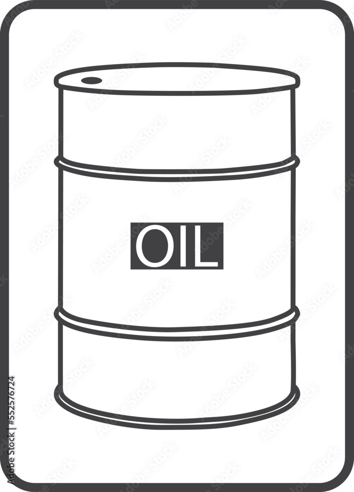 Barrels of fuel icon, fuel tank icon black vector Barrels of fuel icon, fuel tank icon black vector