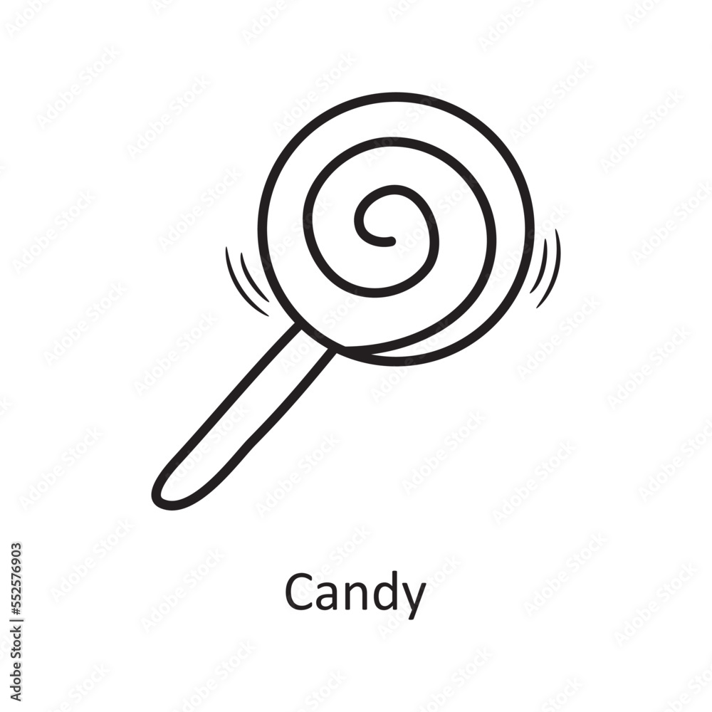 Candy vector outline Icon Design illustration. Christmas Symbol on White background EPS 10 File Candy vector outline Icon Design illustration. Christmas Symbol on White background EPS 10 File