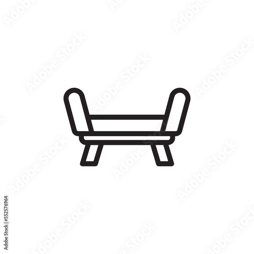 sofa bed vector for Icon Website  UI Essential  Symbol  Presentation