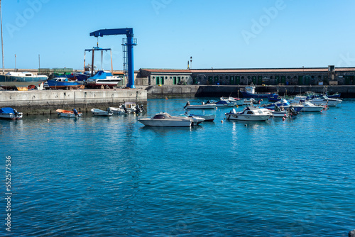 Port of  Candelaria city  in Tenerife. Canary Islands. Spain.