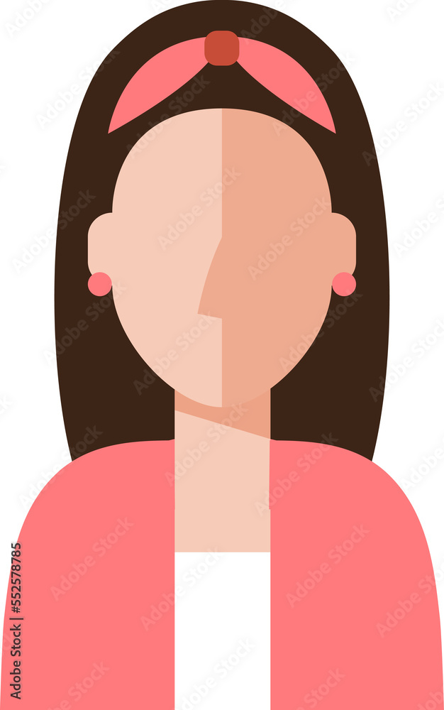 Pleple avatar, woman icon. Pleple avatar, woman icon.