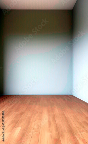 empty room with wall