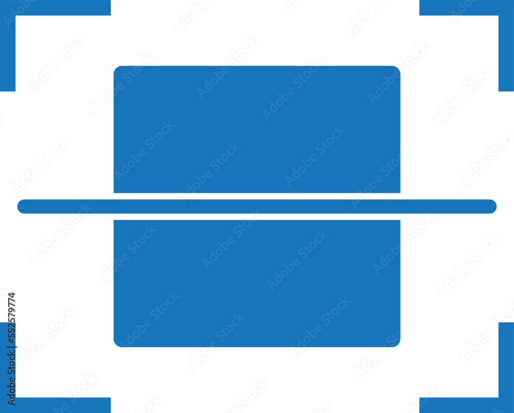 Scanning icon, QR code scan icon blue vector Scanning icon, QR code scan icon blue vector