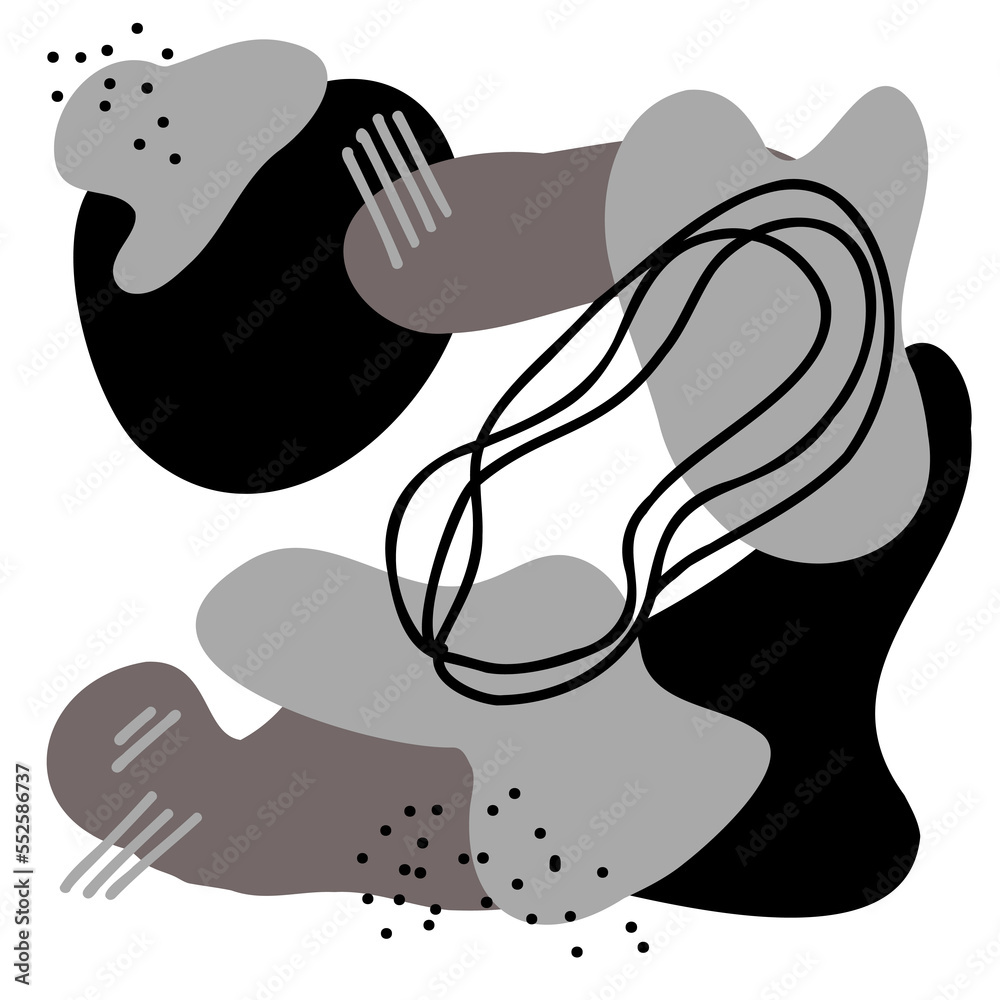 Abstract spots, stains. Designer decor. vector Abstract spots, stains. Designer decor. vector