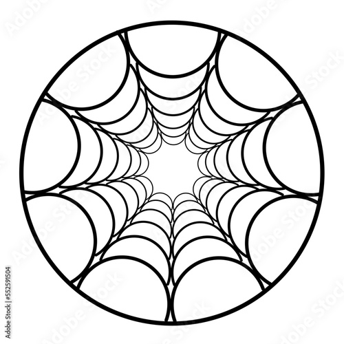 Coloring pattern illusion