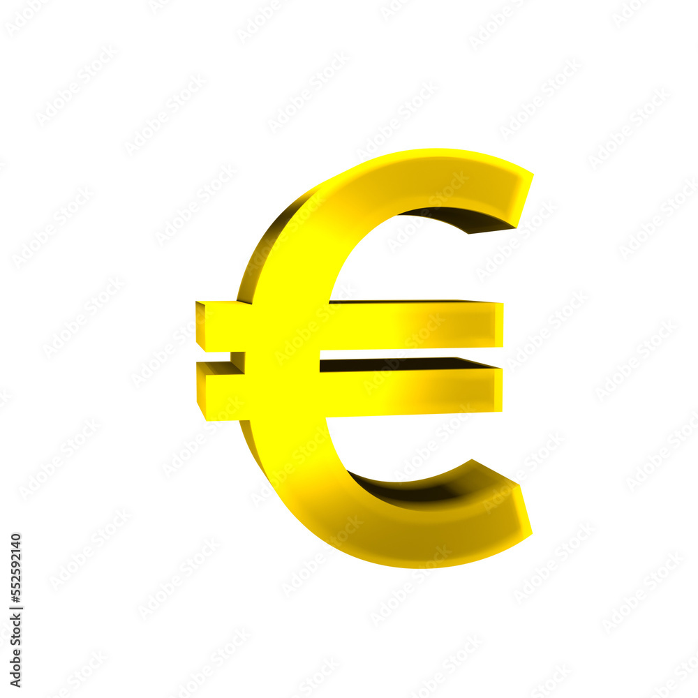 euro old shiny currency symbols 3d render isolated icon euro old shiny currency symbols 3d render isolated icon