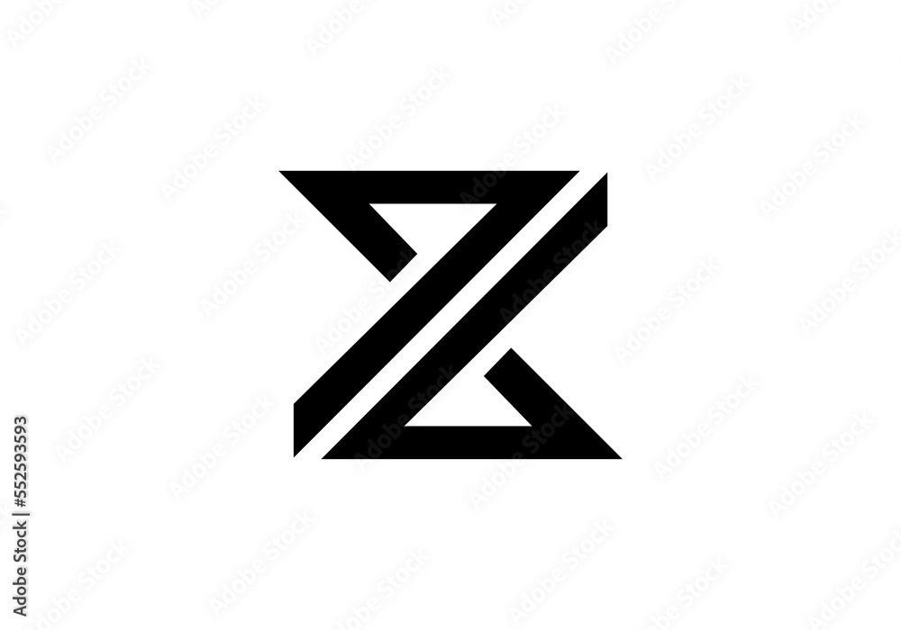 initial letter logo Z initial company icon business logo background illustration initial letter logo Z initial company icon business logo background illustration