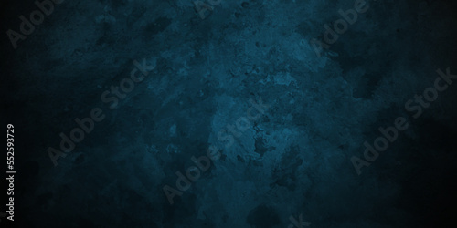 Dark Blue background with grunge backdrop texture, watercolor painted mottled blue background, colorful bright ink and watercolor textures on white paper background.