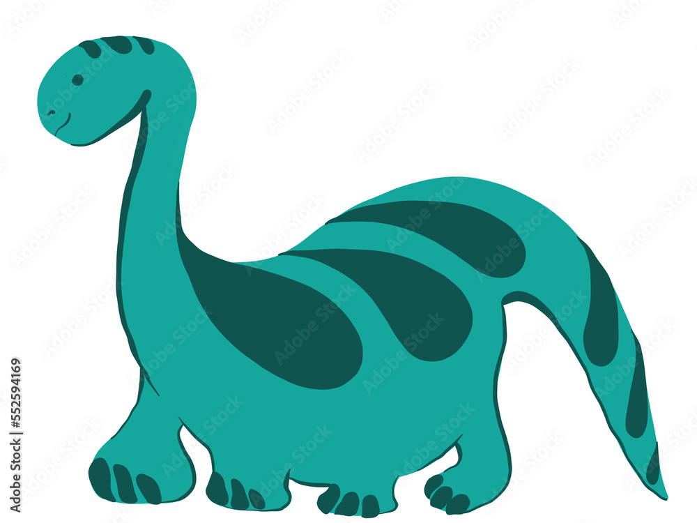 green dinosaur illustration PNG
