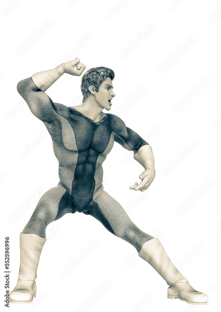 super power hero cartoon ready to punch super power hero cartoon ready to punch