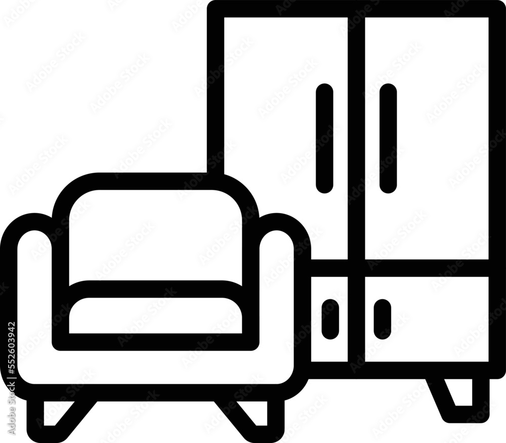Home Furniture Vector Icon Design Illustration Home Furniture Vector Icon Design Illustration