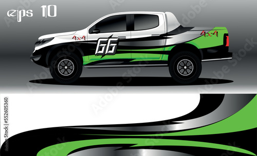 abstract background design for car wrap of 4x4 truck  rally  van  suv and other cars
