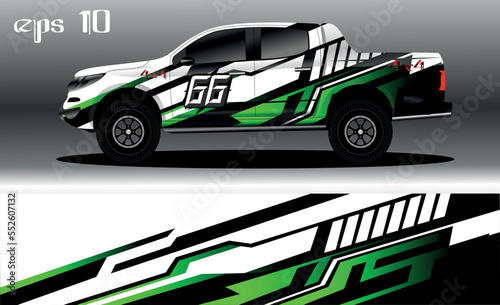 abstract background design for car wrap of 4x4 truck, rally, van, suv and other cars