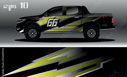 abstract background design for car wrap of 4x4 truck  rally  van  suv and other cars