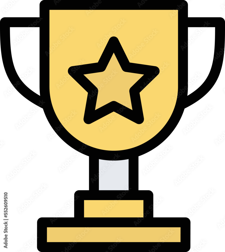 Trophy Vector Icon Design Illustration Trophy Vector Icon Design Illustration